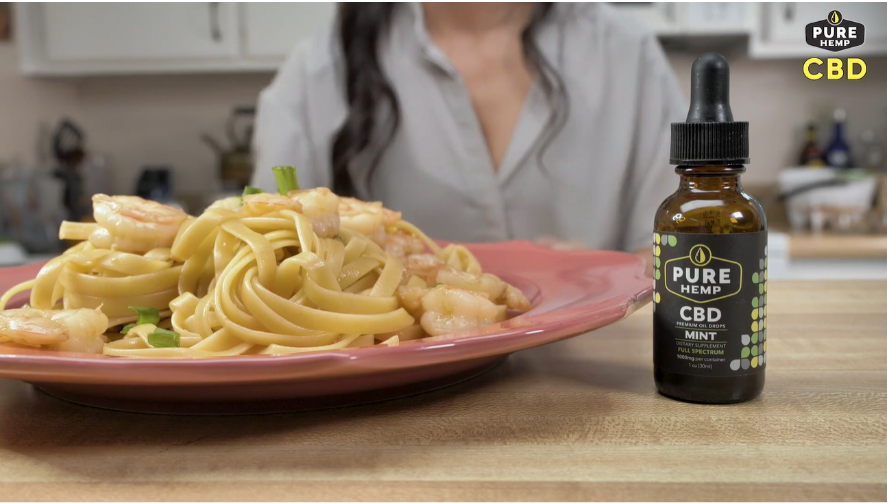 CBD Shrimp Pasta 