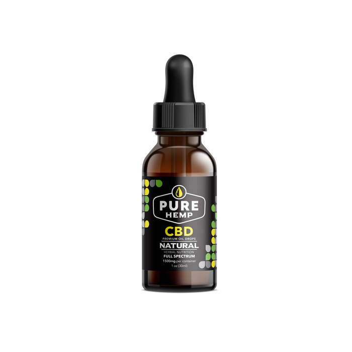 Pure CBD Oil | Full Spectrum - 1500mg | Pure Hemp Shop — Pure Co