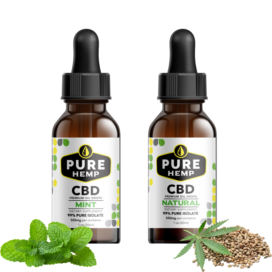 Pure Isolate CBD Oil | 500mg Natural Flavor | Pure Hemp CBD Pure Isolate CBD Oil | 500mg Natural Flavor | Pure Hemp CBD
