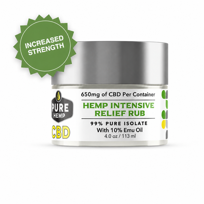 Hemp Intensive Healing Relief Rub with Emu Oil & CBD Isolate
