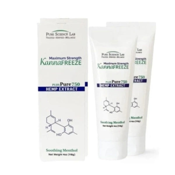 KannaFreeze CBD Muscle and Joint Pain Cream - Doctor Recommended