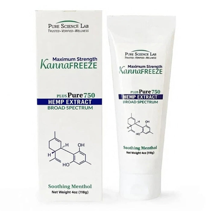 KannaFreeze CBD Muscle and Joint Pain Cream - Doctor Recommended