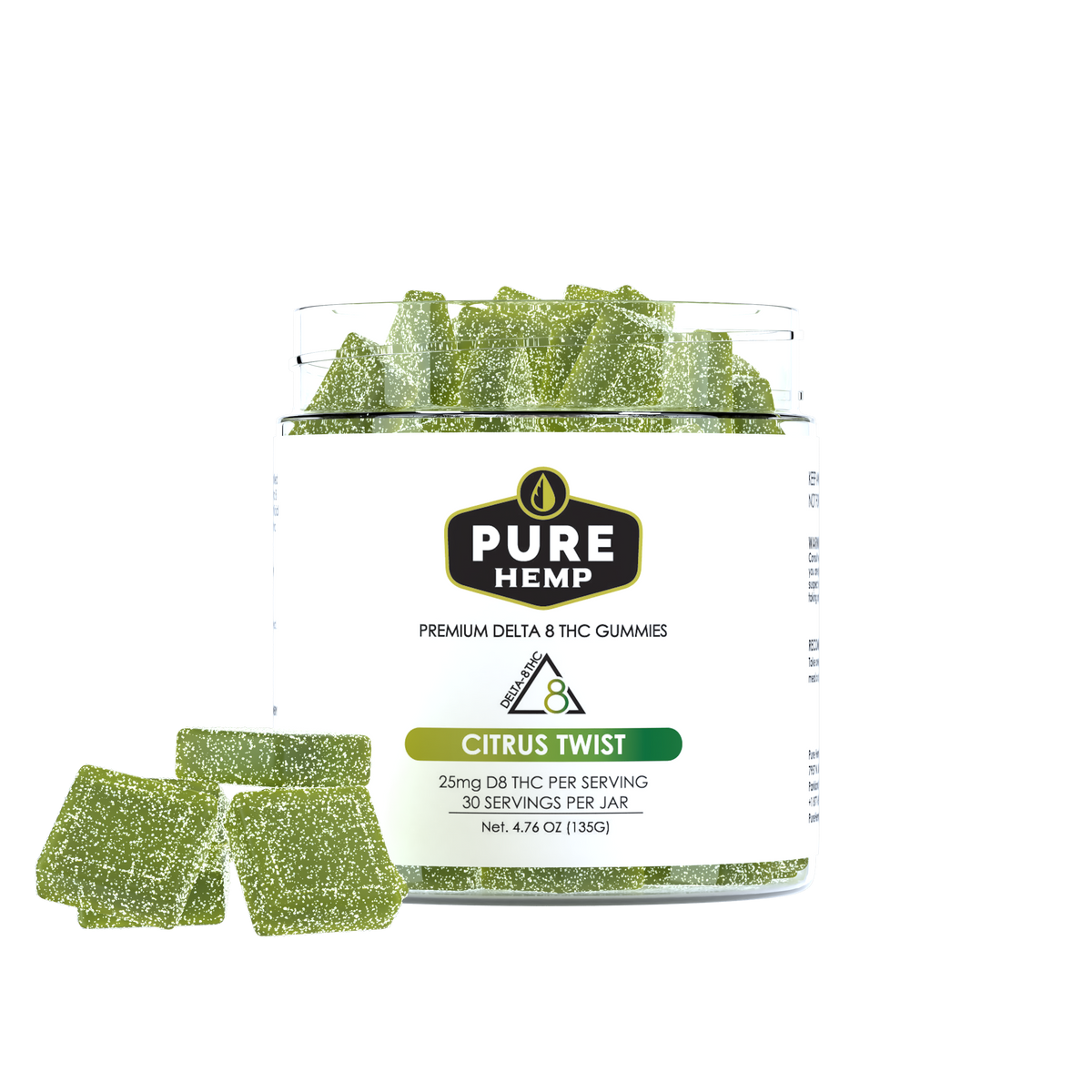 Citrus Twist Delta 8 THC Gummies — Pure Co