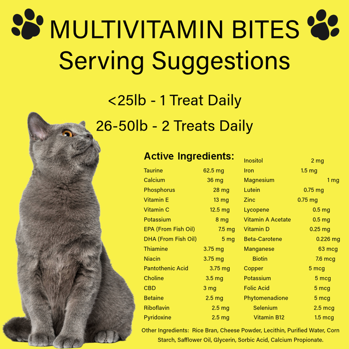 Multivitamin Bites CBD Cat Treats