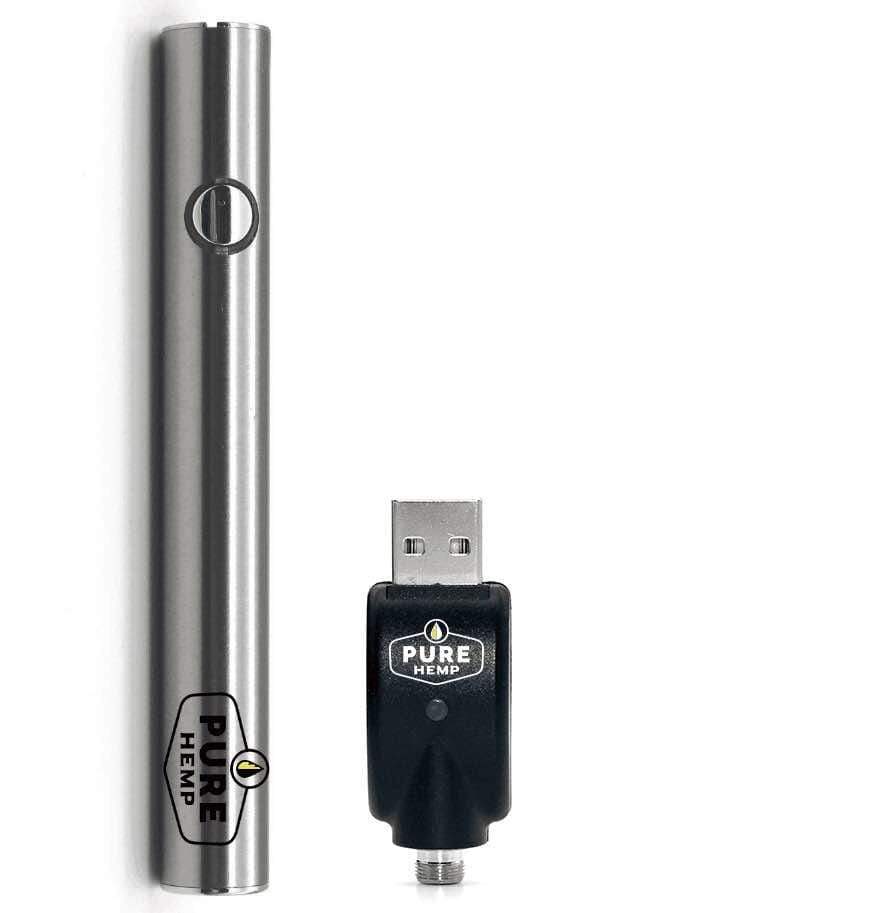 510 CBD Vape Battery Stick - With Charger | Variable Voltage Pure Co 510 CBD Vape Battery Stick - With Charger | Variable Voltage Pure Co
